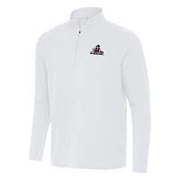 Men's Antigua White New Mexico State Aggies Intent Quarter-Zip Top