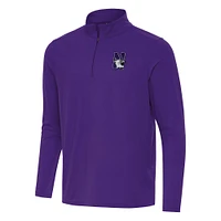 Men's Antigua Northwestern Wildcats Intent Quarter-Zip Top