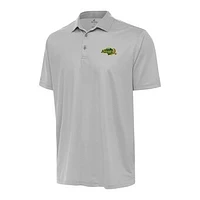 Men's Antigua Gray/White NDSU Bison Rings Polo