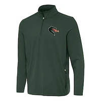 Men's Antigua Green UAB Blazers Perilous Quarter-Zip Sweatshirt