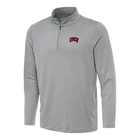 Men's Antigua Gray UNLV Rebels Reprocess Quarter-Zip Top