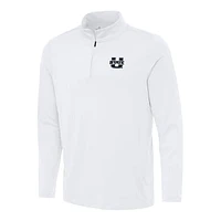 Men's Antigua Utah State Aggies Reprocess Quarter-Zip Top
