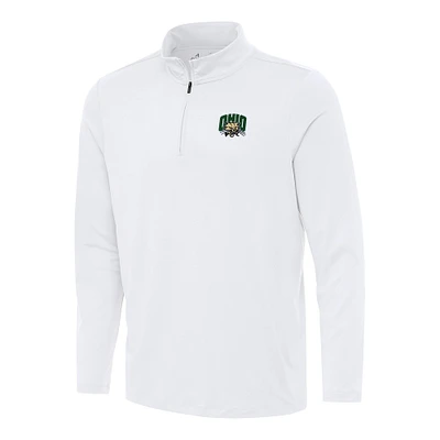 Men's Antigua Ohio Bobcats Reprocess Quarter-Zip Top