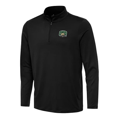 Men's Antigua Ohio Bobcats Reprocess Quarter-Zip Top