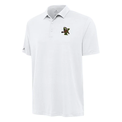 Men's Antigua White Vermont Catamounts Reprocess Polo