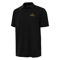 Men's Antigua Black Southern Miss Golden Eagles Era Polo