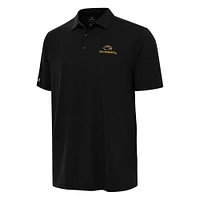 Men's Antigua Black Southern Miss Golden Eagles Era Polo