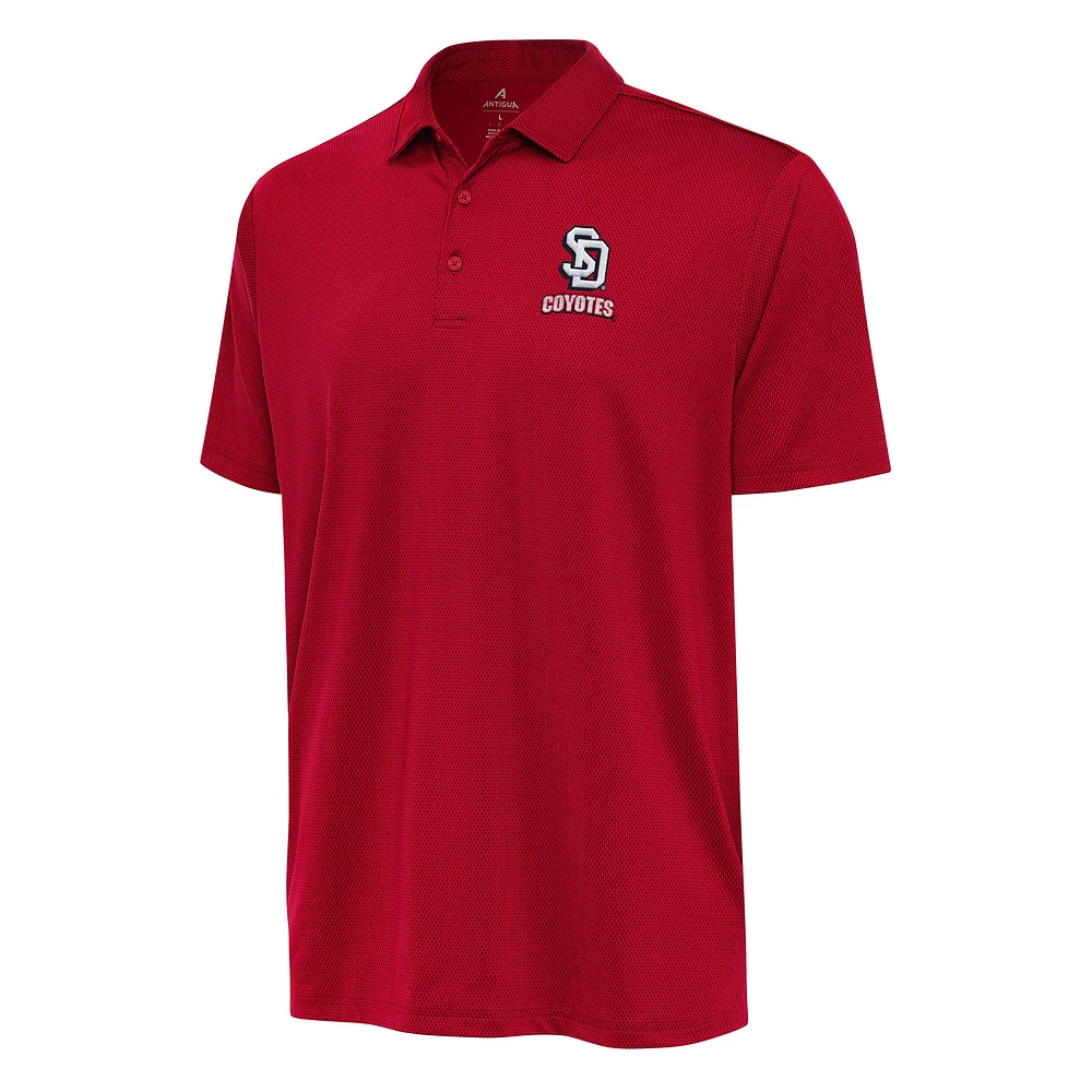 Men's Antigua Red South Dakota Coyotes Ellipse Polo