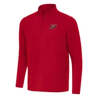 Men's Antigua Red Western Kentucky Hilltoppers Intent Quarter-Zip Top
