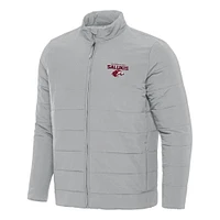 Men's Antigua Southern Illinois Salukis Swelter Full-Zip Puffer Jacket