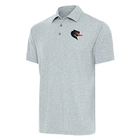 Men's Antigua Heather Gray UAB Blazers Big & Tall Par 3 Polo