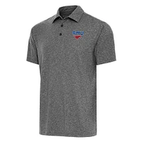 Men's Antigua Heather SMU Mustangs Big & Tall Par 3 Polo