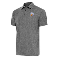 Men's Antigua  Heather Black San Jose State Spartans Big & Tall Par 3 Polo