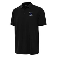 Men's Antigua Black Xavier Musketeers Era Polo