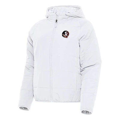 Women's Antigua Florida State Seminoles Universe Full-Zip Puffer Jacket