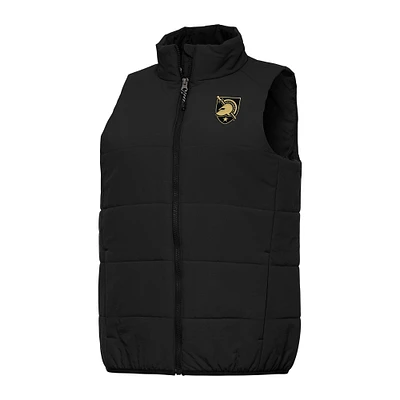 Women's Antigua Black Army Black Knights Experience Full-Zip Vest