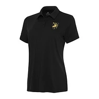 Women's Antigua Black Army Knights Reprocess Polo