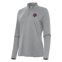 Women's Antigua Texas A&M Aggies Reprocess Quarter-Zip Top