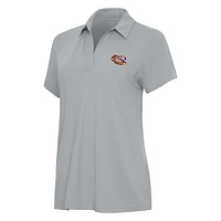 Women's Antigua Gray LSU Tigers Era Polo
