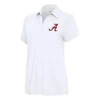 Women's Antigua White Alabama Crimson Tide Era Polo