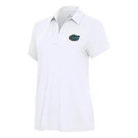 Women's Antigua White Florida Gators Era Polo