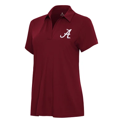 Women's Antigua Crimson Alabama Tide Era Polo