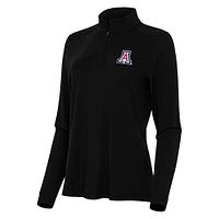 Women's Antigua Arizona Wildcats Intent Quarter-Zip Top