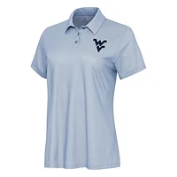 Women's Antigua  White West Virginia Mountaineers Rings Polo