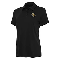 Women's Antigua Black UCF Knights Reprocess Polo