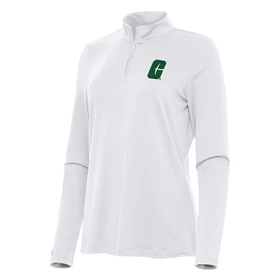 Women's Antigua Charlotte 49ers Reprocess Quarter-Zip Top
