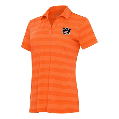 Women's Antigua Orange Auburn Tigers Tunnel Polo