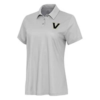 Women's Antigua White/Gray Vanderbilt Commodores Rings Polo