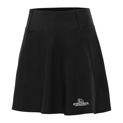 Women's Antigua Black Gonzaga Bulldogs Chip Skort