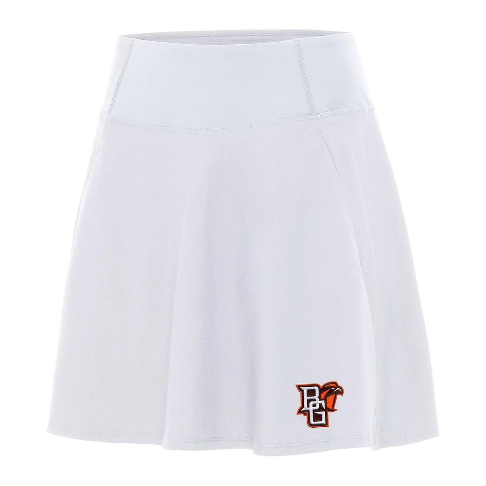 Women's Antigua White Bowling Green St. Falcons Chip Skort