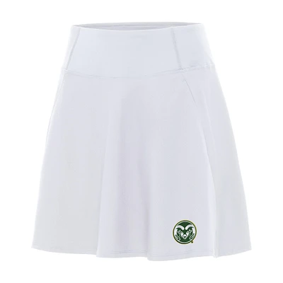 Women's Antigua White Colorado State Rams Chip Skort