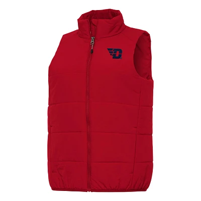 Women's Antigua Red Dayton Flyers Experience Full-Zip Vest