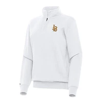 Women's Antigua Cal State Long Beach The Victory Quarter-Zip Sweatshirt