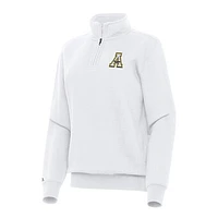 Women's Antigua Appalachian State Mountaineers Victory Quarter-Zip Sweatshirt