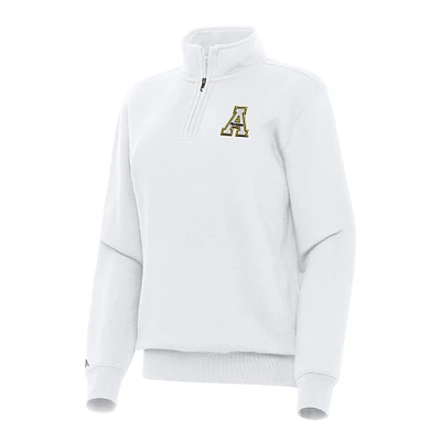 Women's Antigua Appalachian State Mountaineers Victory Quarter-Zip Sweatshirt