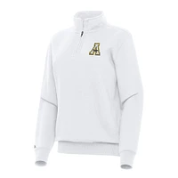 Women's Antigua Appalachian State Mountaineers Victory Quarter-Zip Sweatshirt