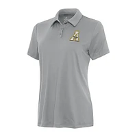 Women's Antigua Gray Appalachian State Mountaineers Reprocess Polo