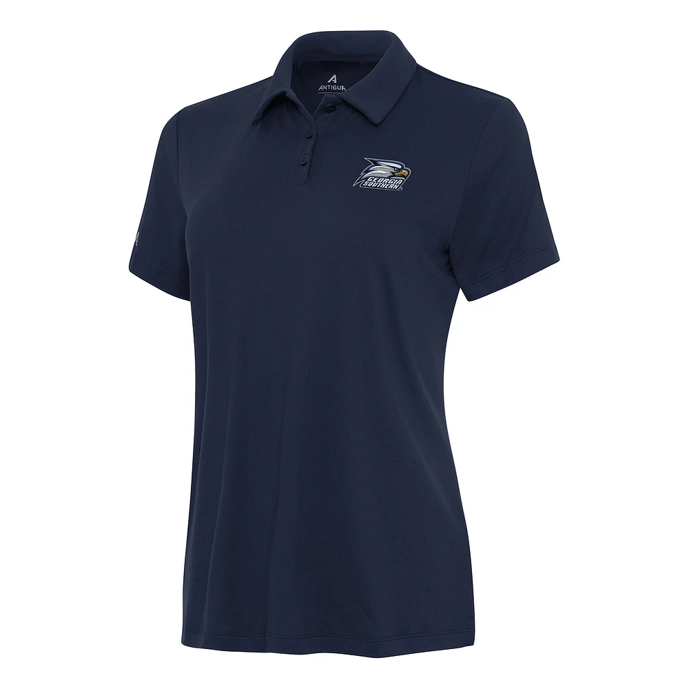 Women's Antigua Navy Georgia Southern Eagles Reprocess Polo