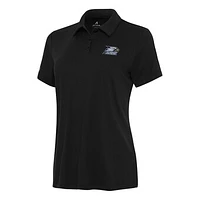 Women's Antigua Black Georgia Southern Eagles Reprocess Polo