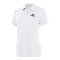 Women's Antigua White Gonzaga Bulldogs Reprocess Polo