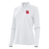Women's Antigua Houston Cougars Reprocess Quarter-Zip Top