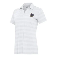 Women's Antigua White James Madison Dukes Tunnel Polo