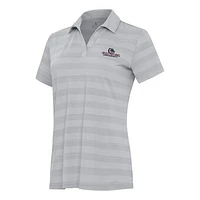 Women's Antigua Gray Gonzaga Bulldogs Tunnel Polo