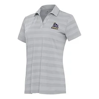 Women's Antigua Gray James Madison Dukes Tunnel Polo