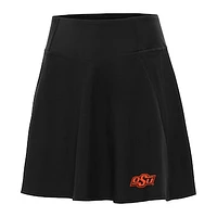 Women's Antigua Black Oklahoma State Cowboys Chip Skort