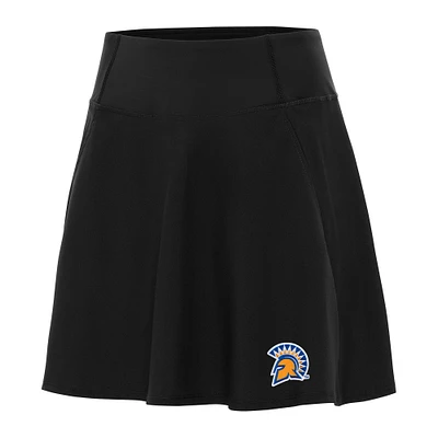Women's Antigua Black San Jose State Spartans Chip Skort